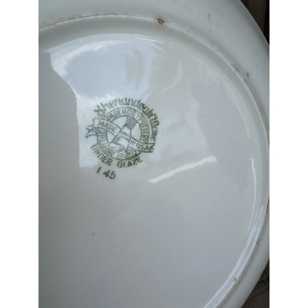 SHENANDOAH WARE Paden City‎ Pottery Platter Plate Bowl Dish Under Glaze USA